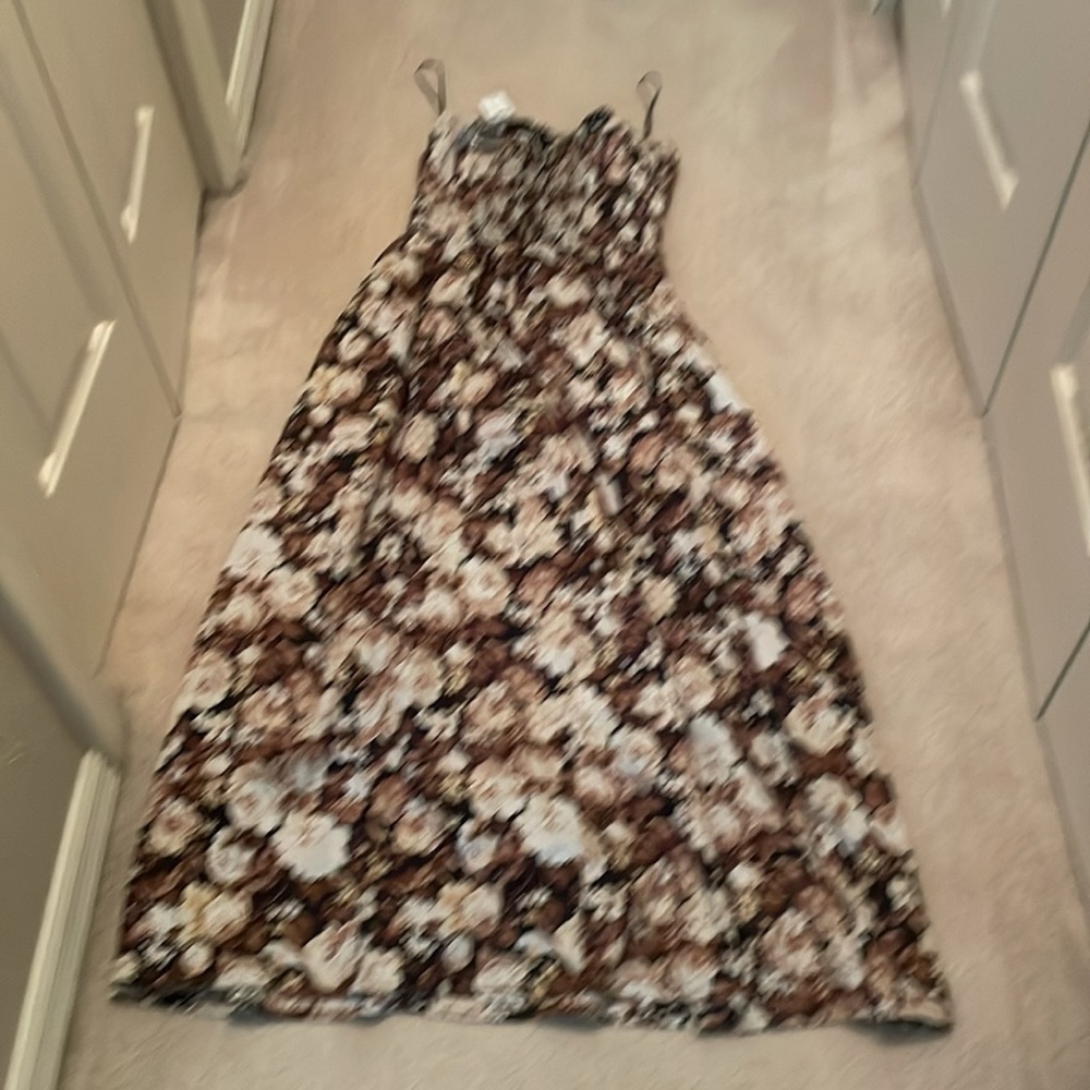 Floral Strapless Dress - Picture 5 of 5